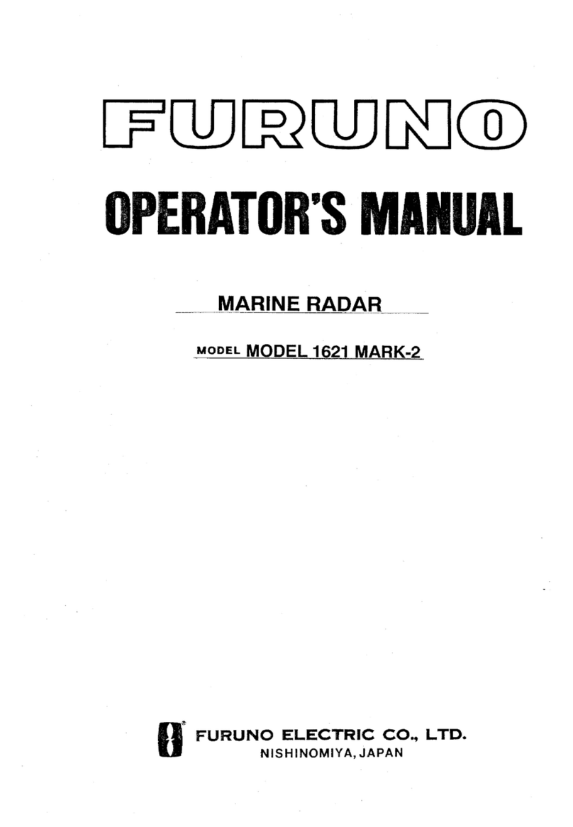 Furuno 1621 MARK-2 Operator's manual