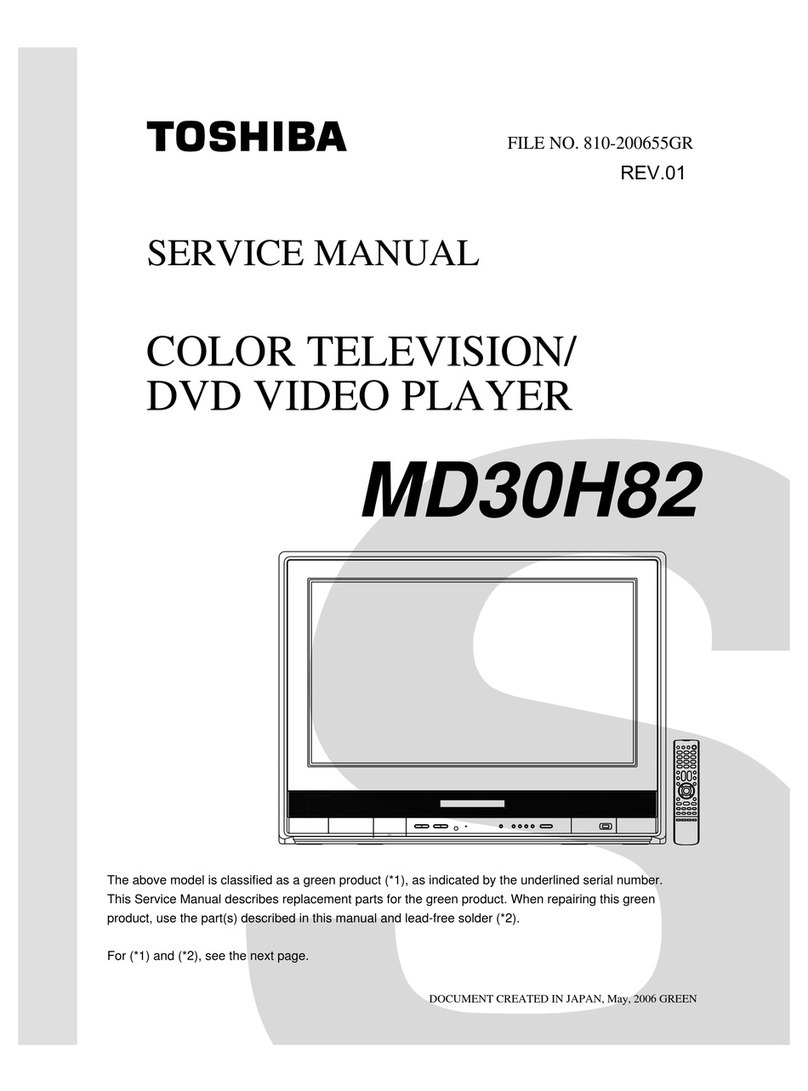 Toshiba MD30H82 Service manual