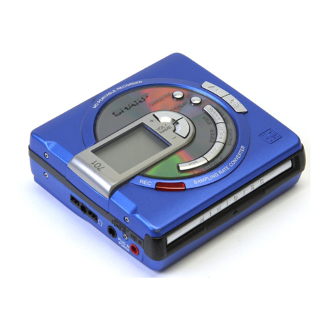 Sharp MD-MS701H User manual