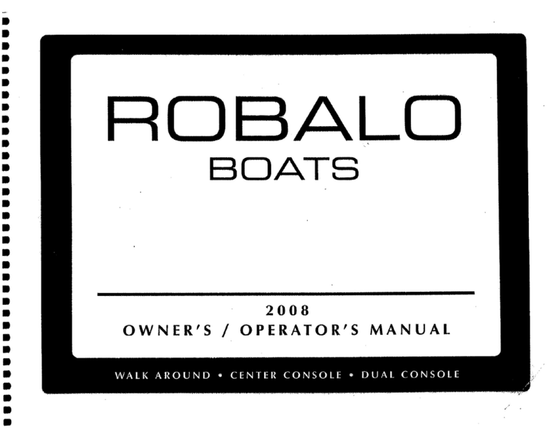Robalo 2008 Walk Around Owner's and operator's manual