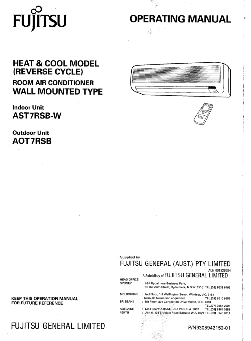 Fujitsu AOT7RSB User manual