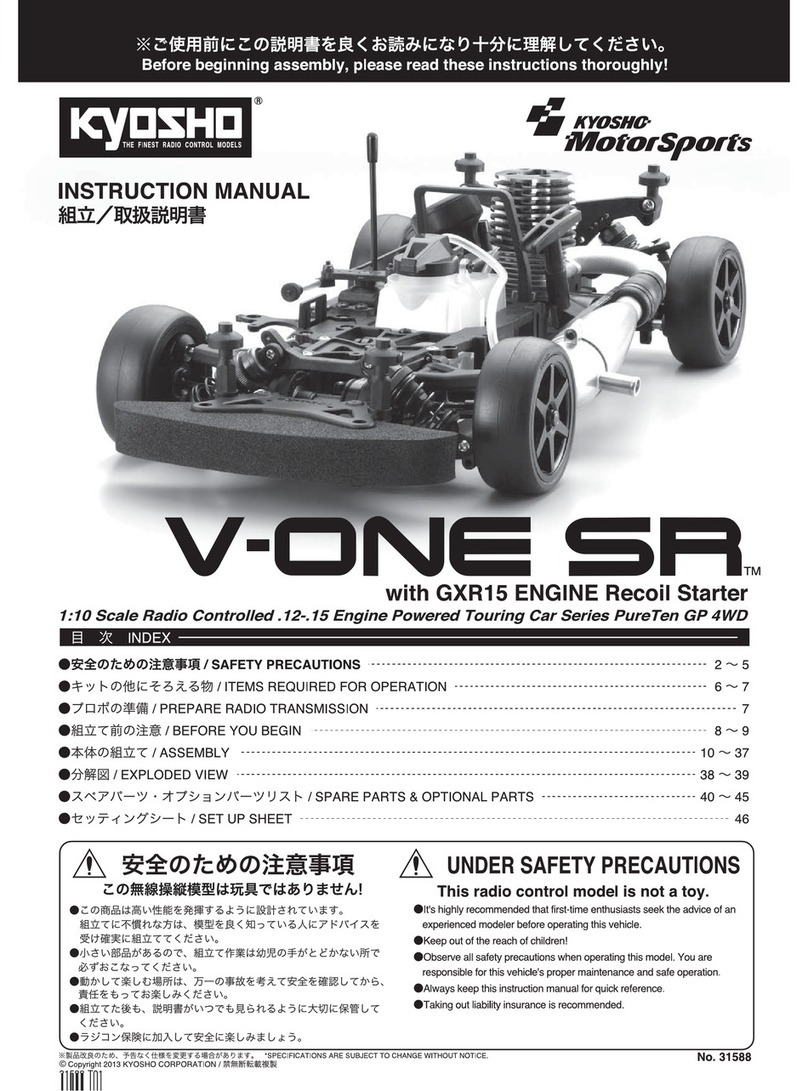 Kyosho V-ONE SR instruction manual
