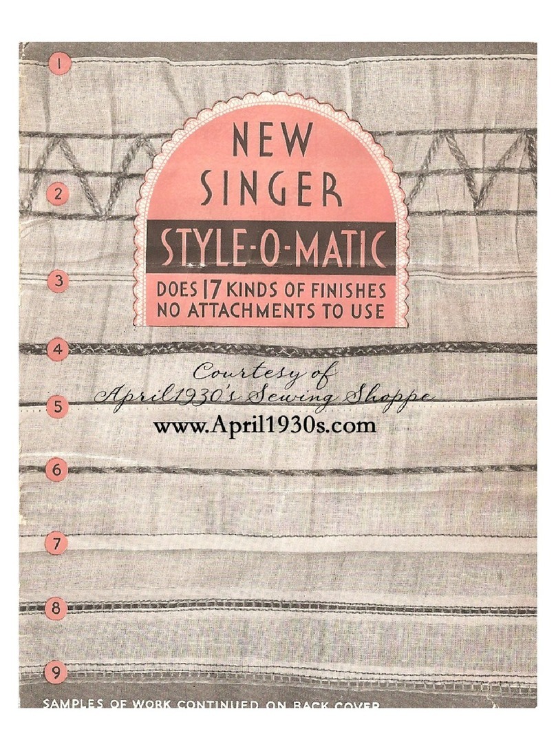 Singer Style-O-Matic instruction manual