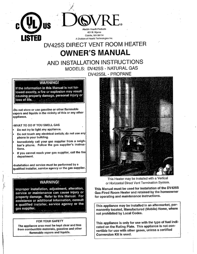 Dovre DV425S owner's manual Dovre DV425S owner's manual