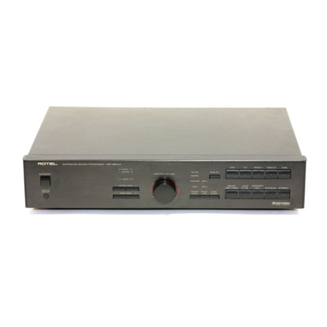 Rotel RSP-960AX owner's manual