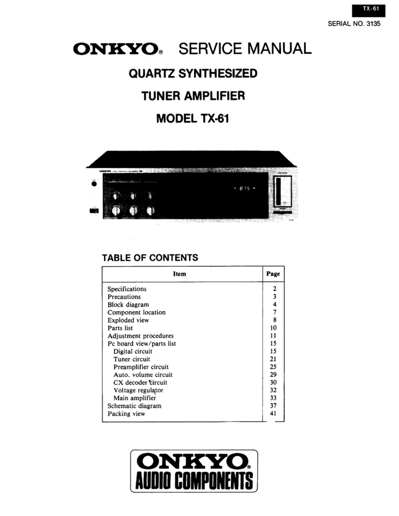 Onkyo TX-61 User manual