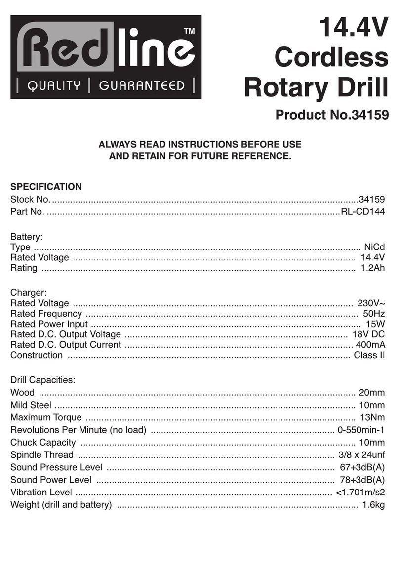 Redline 34159 User manual