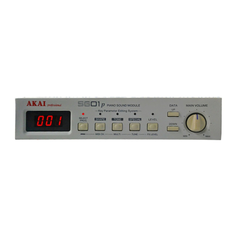 Akai SG01p User manual