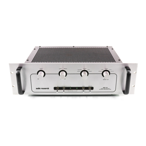 Audio Research SP-8 User manual