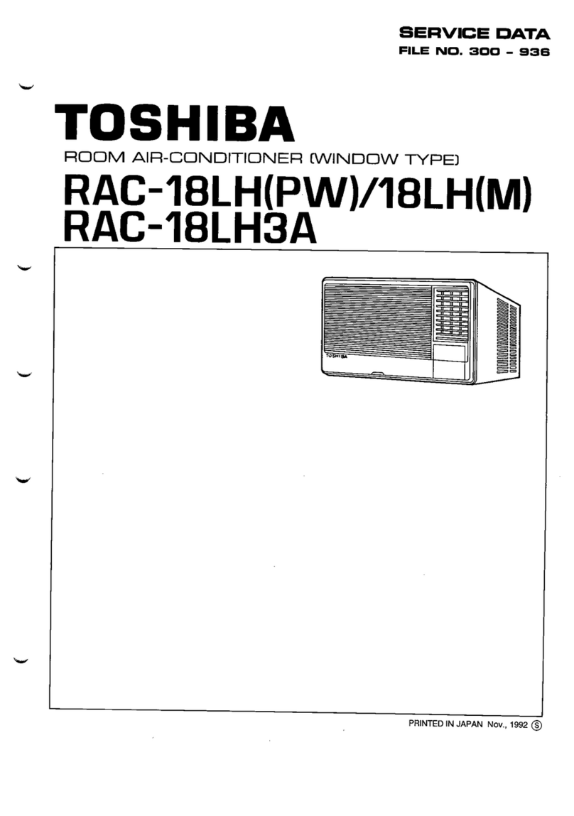 Toshiba RAC-18LH Mounting instructions