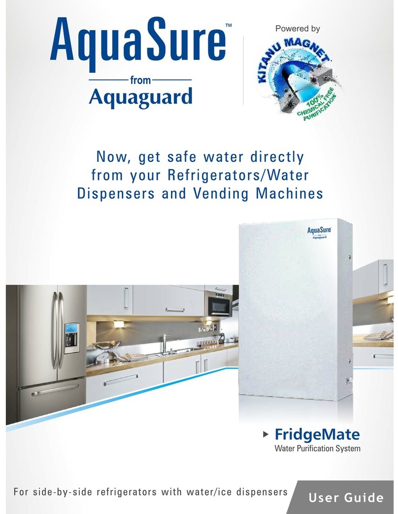 AquaSure FridgeMate User manual