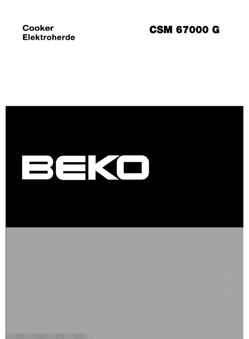 Beko CSM 67000 G User manual Beko CSM 67000 G User manual