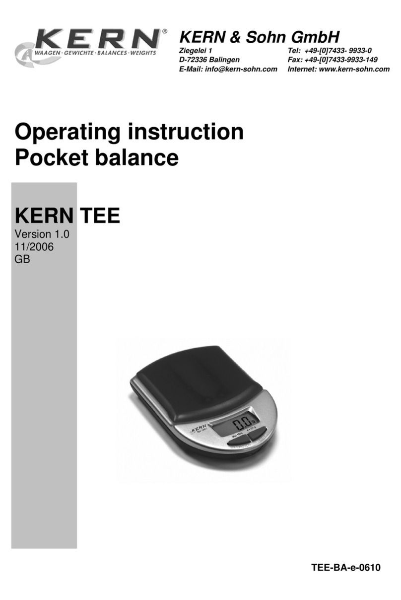 KERN TEE User manual