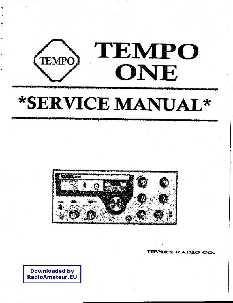 Tempo One FT200 Service manual