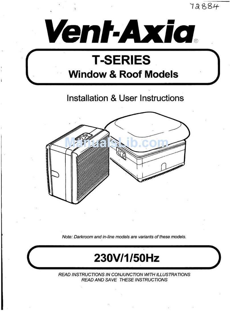 Vent-Axia T-Series Assembly Instructions