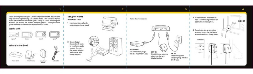 XM Satellite Radio Xpress R installation guide