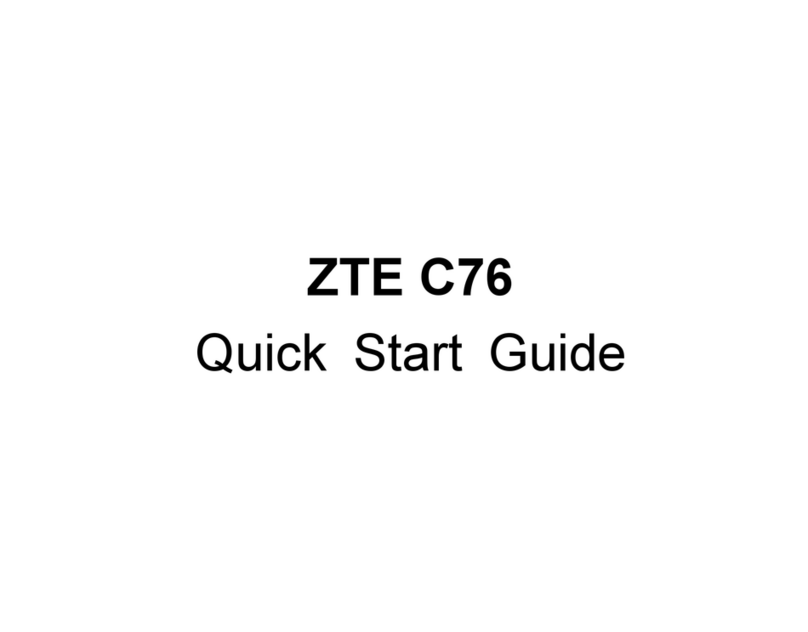 Zte C76 quick start guide