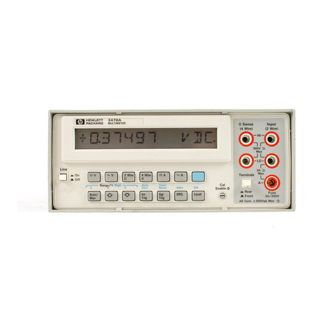 HP 3478A Technical manual