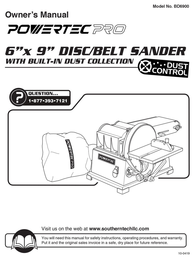 Powertec Pro BD6900 owner's manual