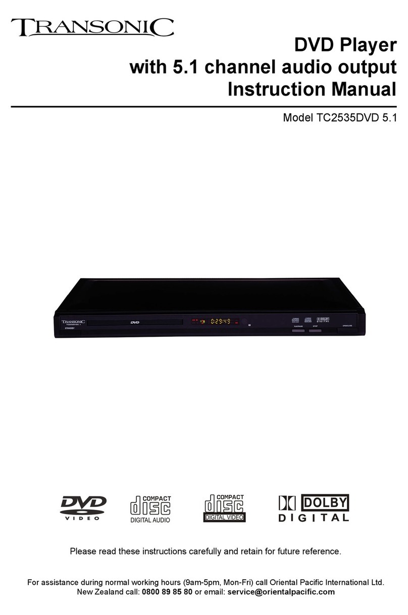 Transonic TC2535DVD 5.1 instruction manual