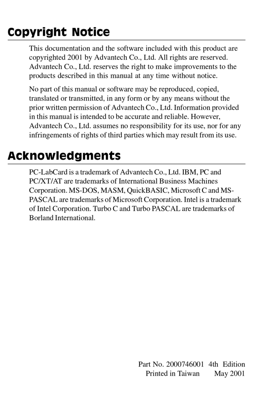 Advantech PCL-746+ User manual
