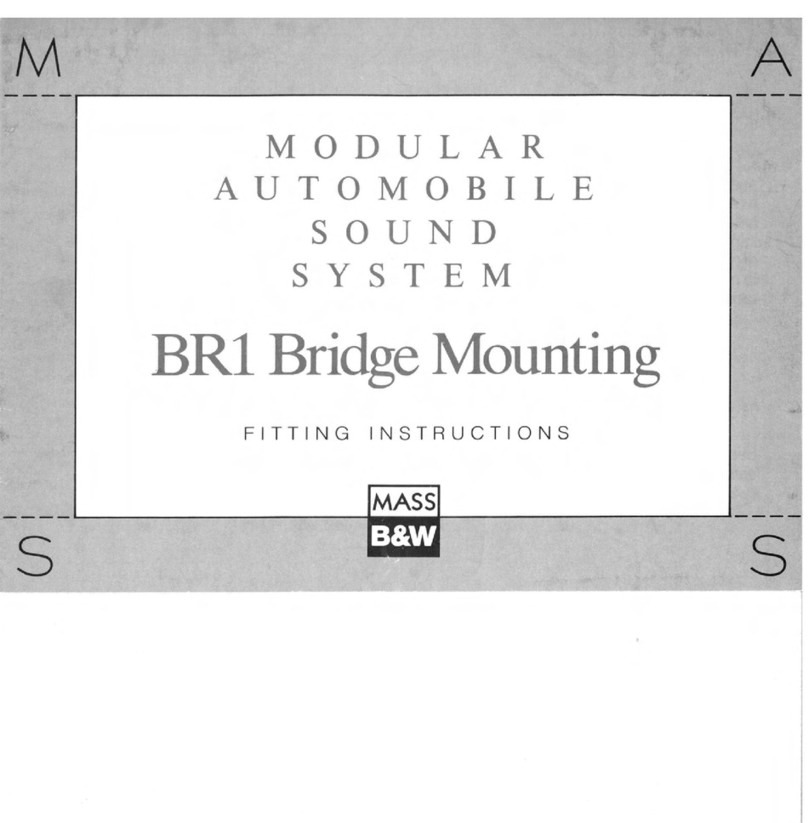 Bowers & Wilkins BR1 Fitting instructions