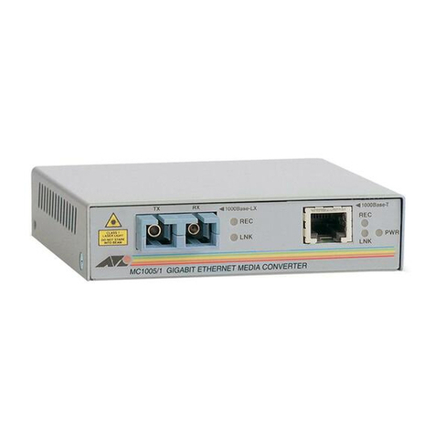 Allied Telesis AT-MC1004 installation guide Allied Telesis AT-MC1004 installation guide
