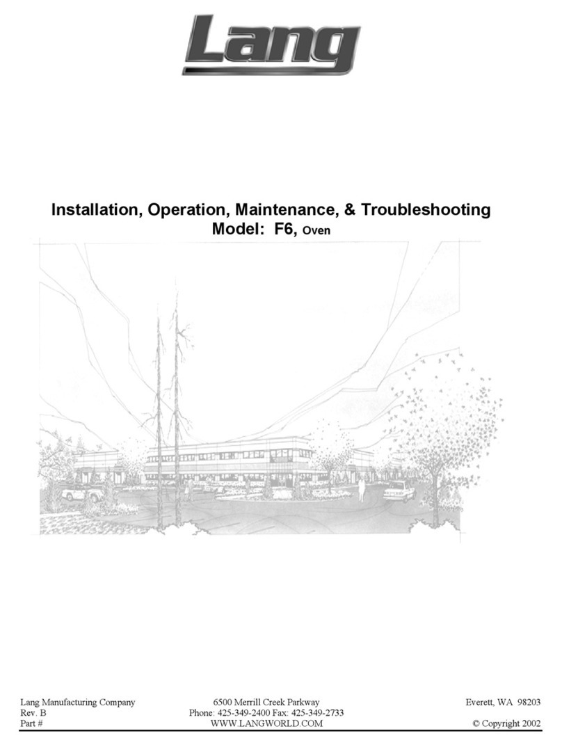 Lang F6 Installation, operation, maintenance, & troubleshooting