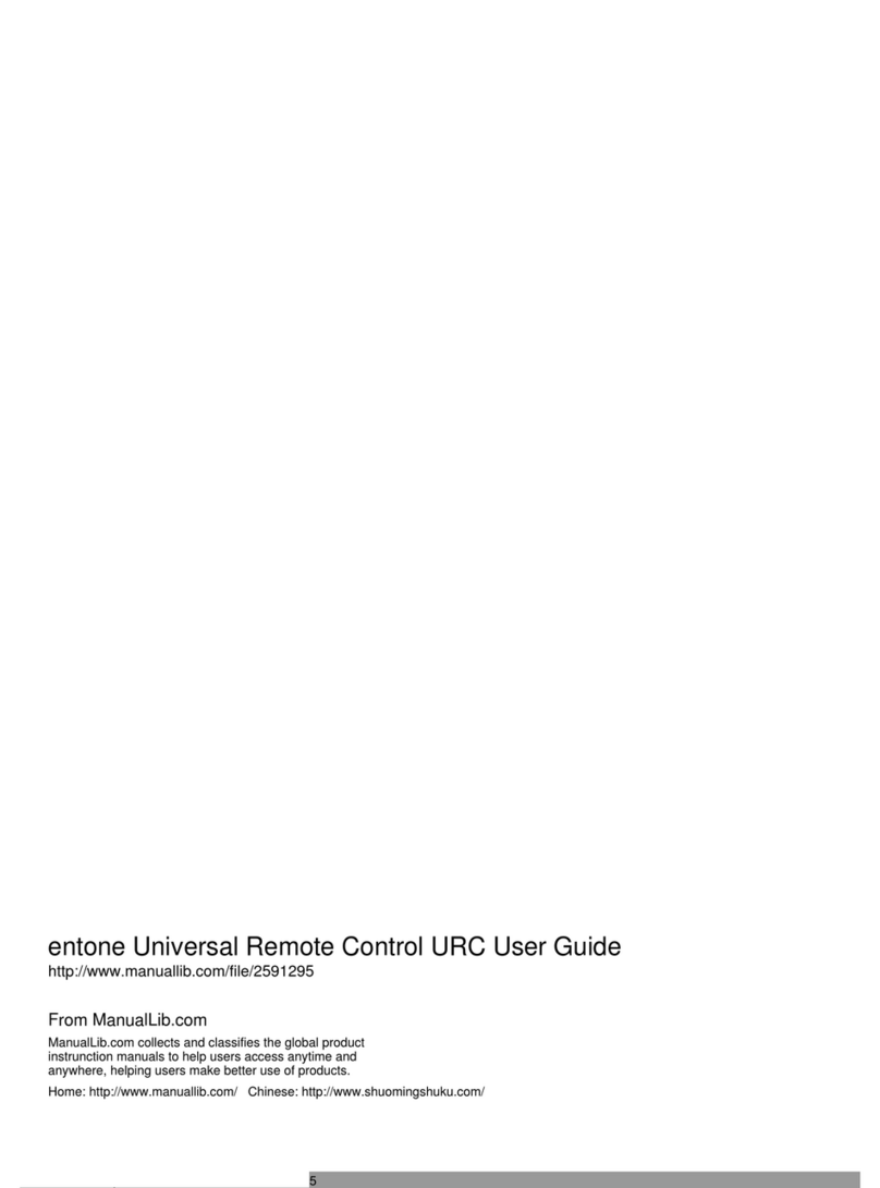 Entone URC 4 user guide