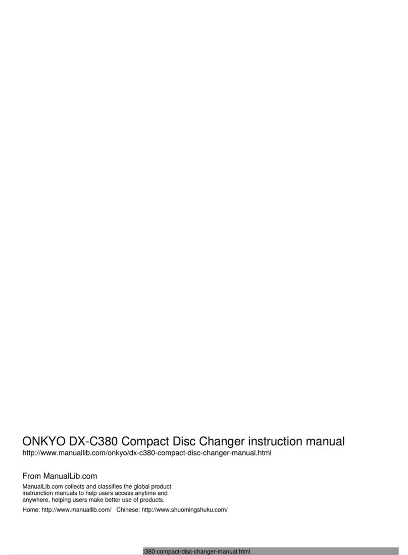 Onkyo DX-C380 instruction manual