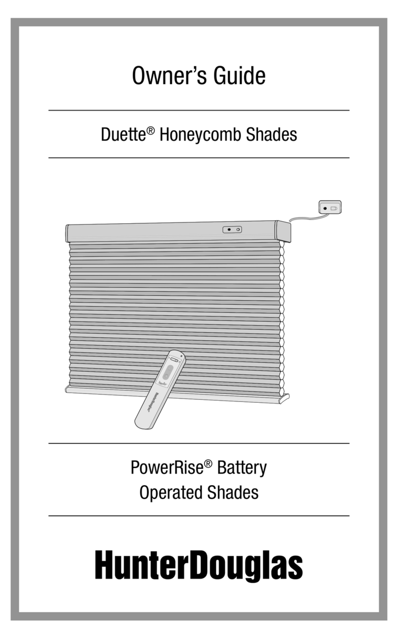 HunterDouglas Duette User manual