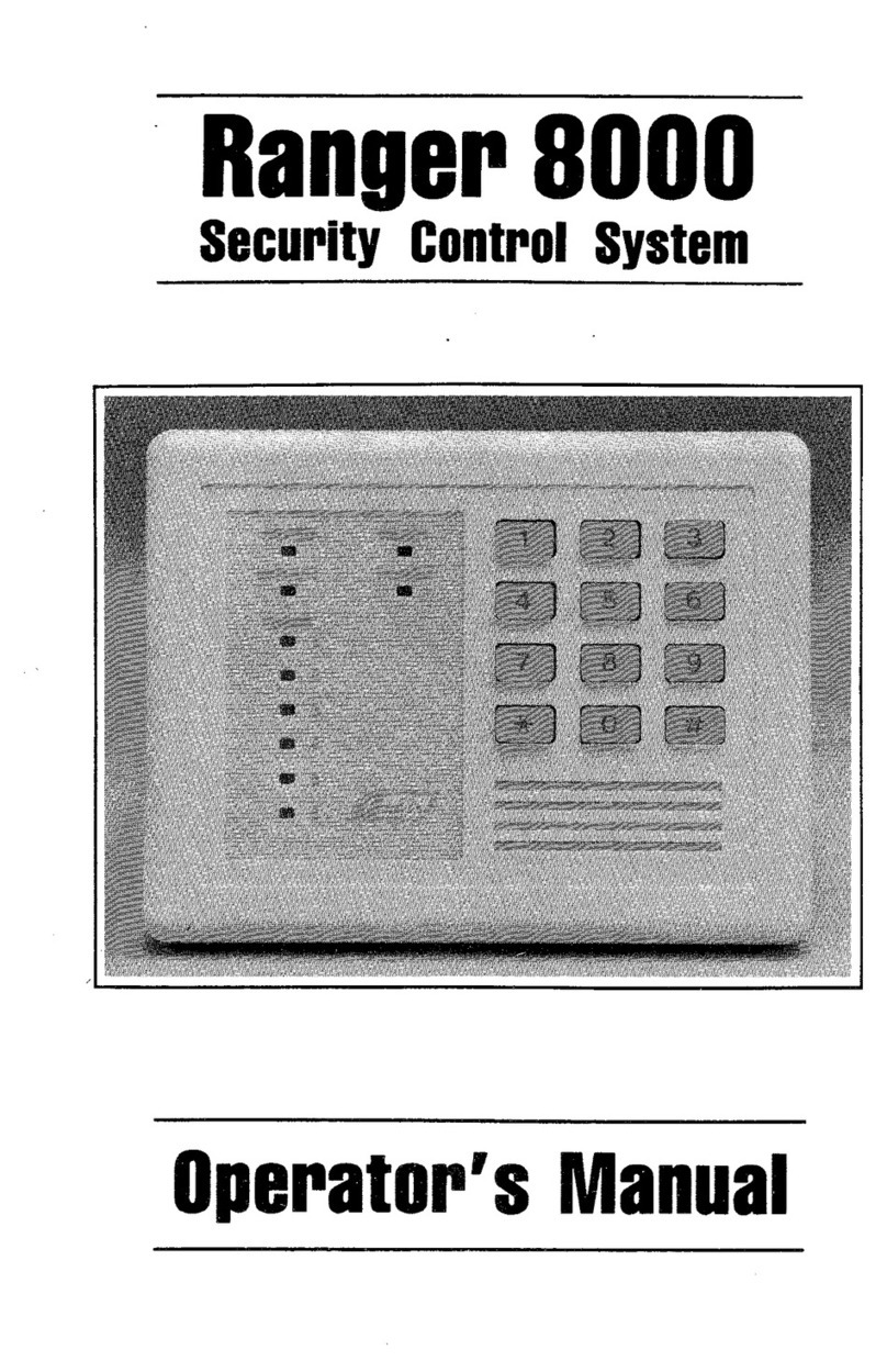CADDX Ranger 8000 Operator's manual