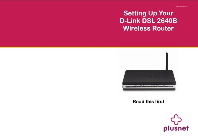 D-Link DSL 2640B User manual
