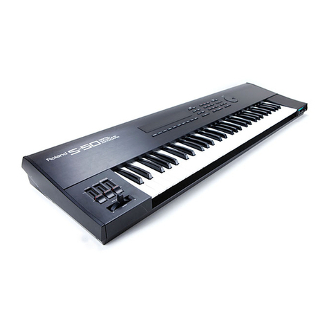 Roland S-50 Operating and maintenance manual