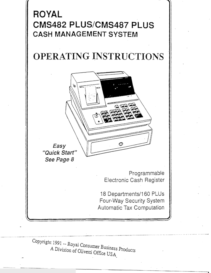 Royal CMS-487 Plus User manual