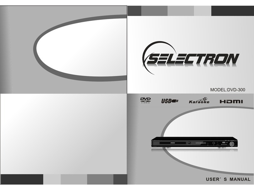 Selectron DVD-300 user manual