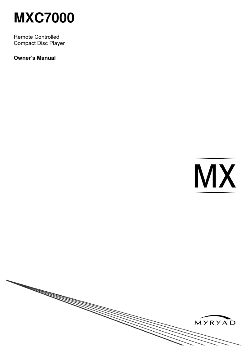 Myryad MXC7000 owner's manual