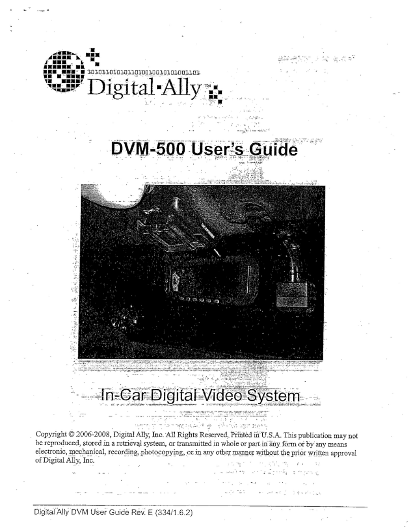 Digital-Ally DVM-500 User manual