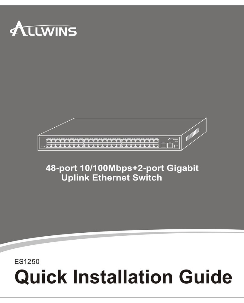 Allwins es1250 User manual