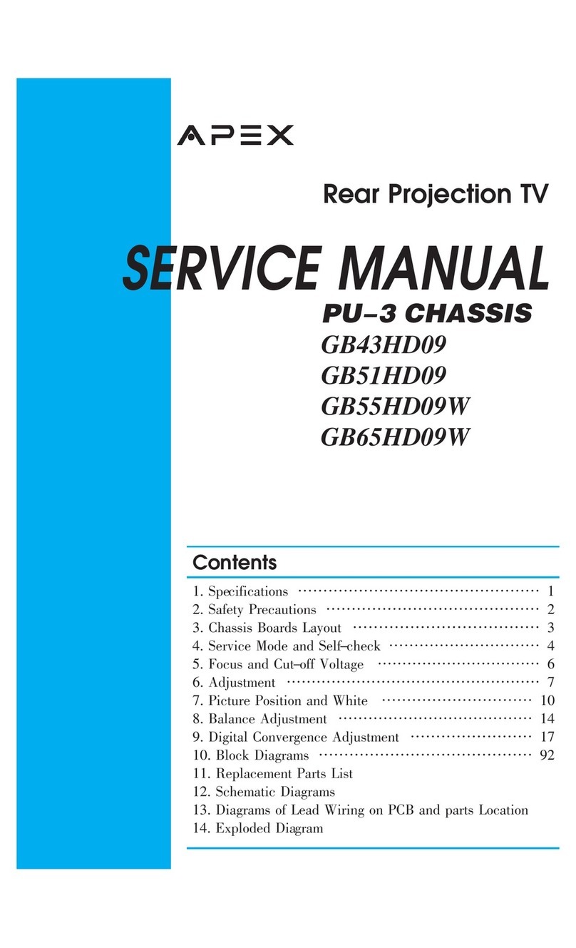 Apex Digital GB65HD09W Service manual