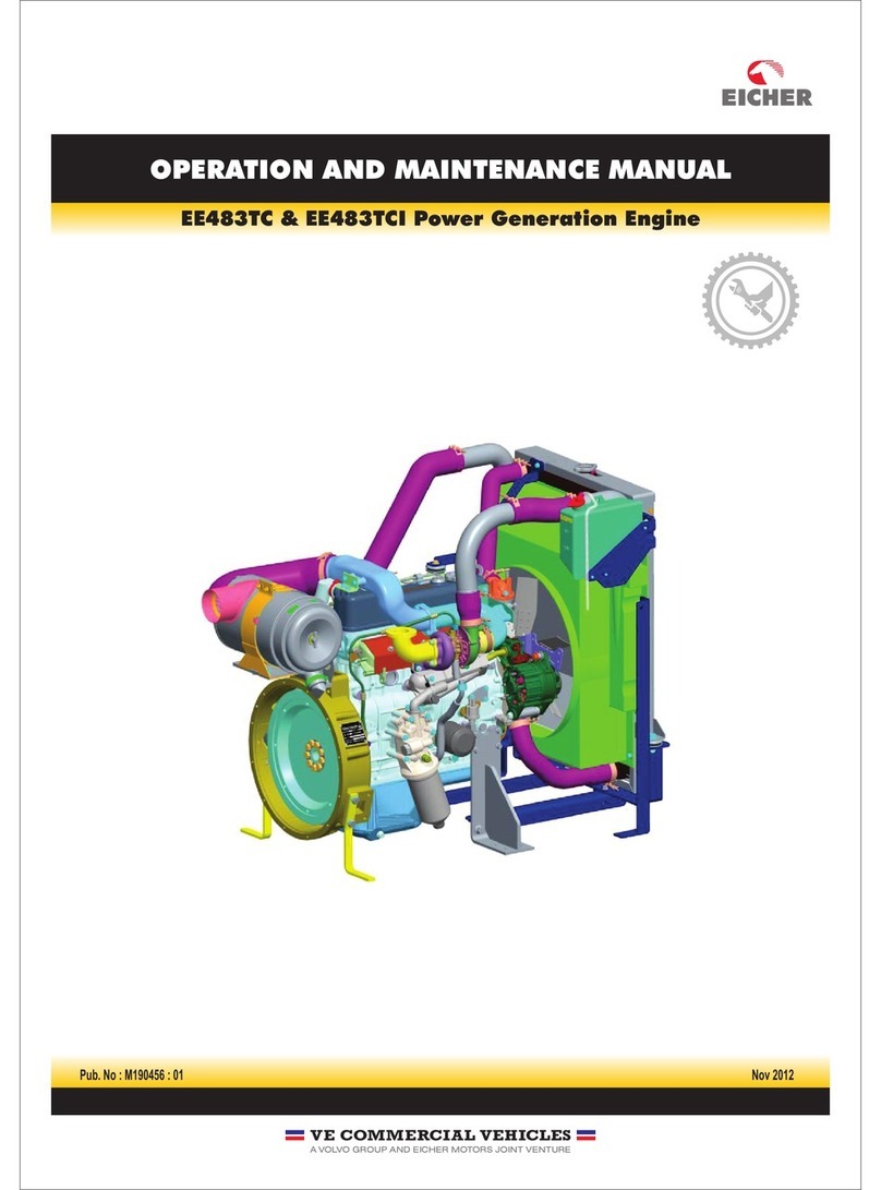 Eicher EE483TC Operation and maintenance manual