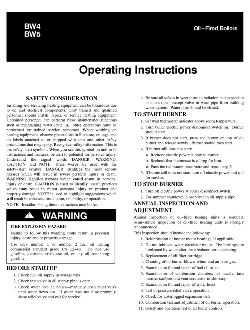 Bryant BW4 User manual