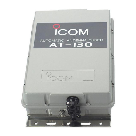 Icom AT-130 User manual