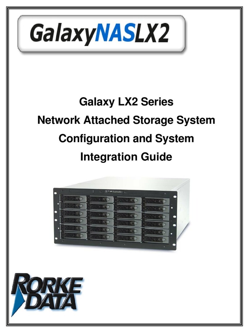 Rorke Data GalaxyNASLX2 Configuration and system integration guide
