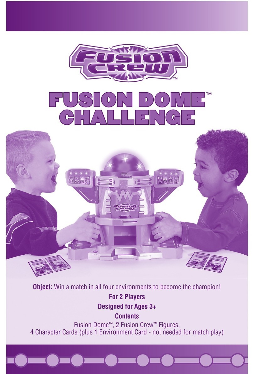 Fisher-Price Fusion Crew Fusion Dome Challenge instructions