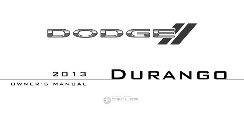 Dodge 2013 Durango owner's manual