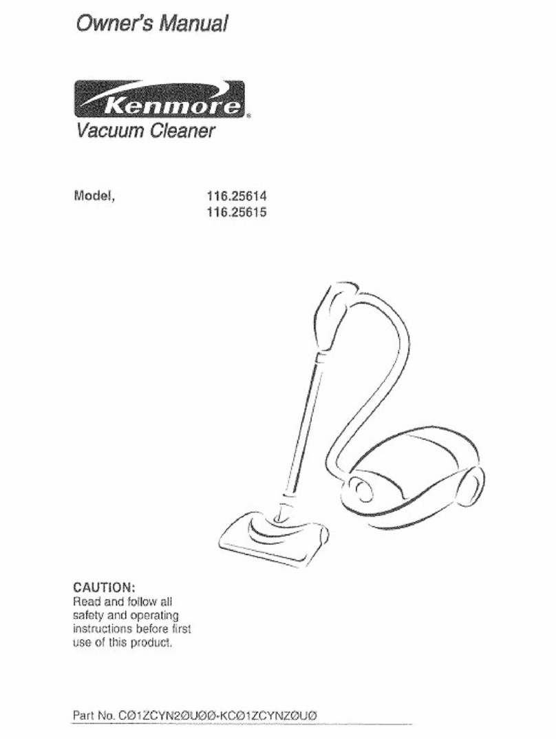 Kenmore 116.25614 owner's manual