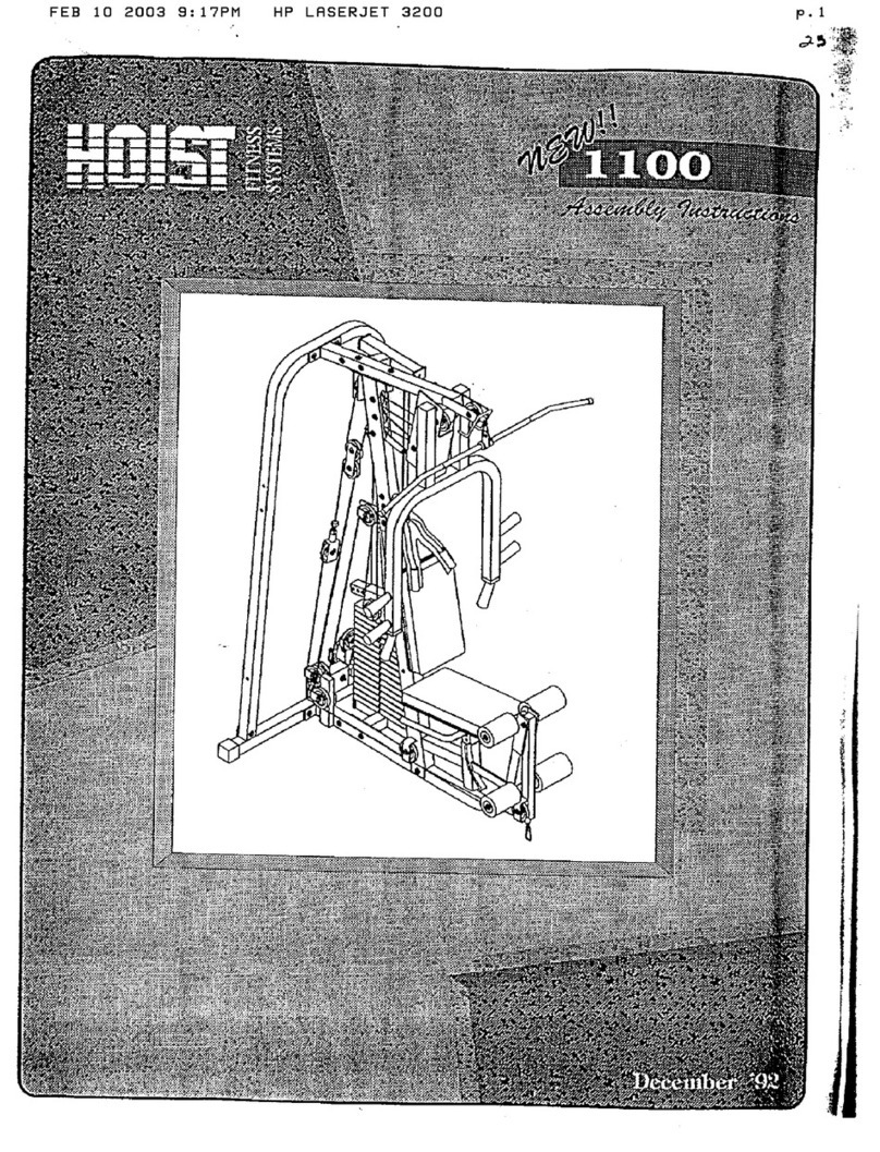 Hoist Fitness 1100 Assembly instructions