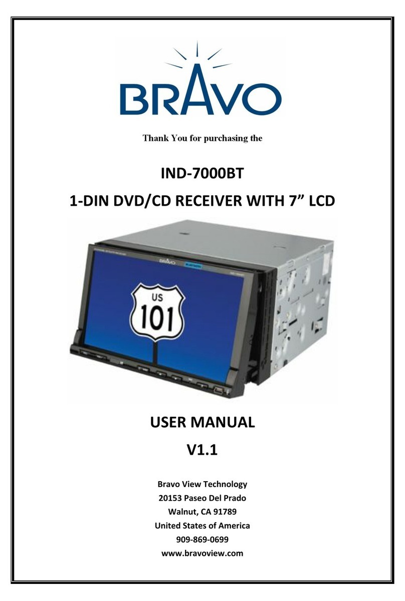 Bravo IND-7000BT User manual