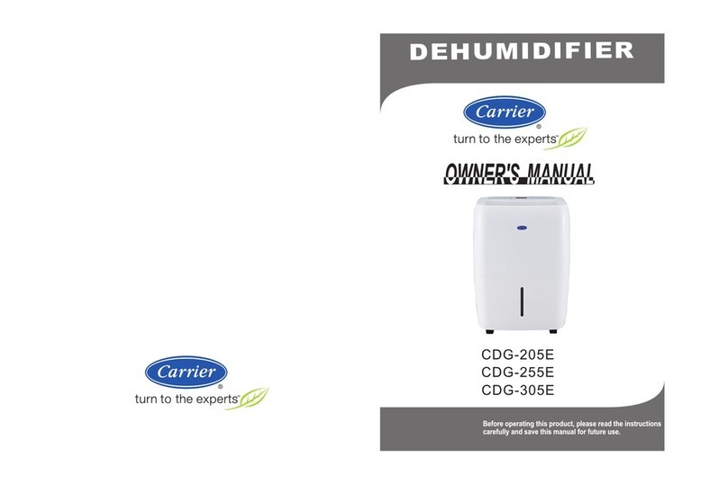 Carrier CDG-205E User manual